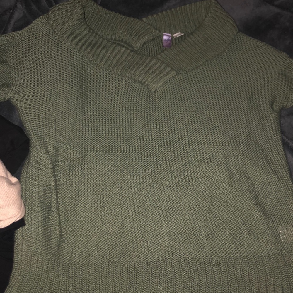 Green sweater